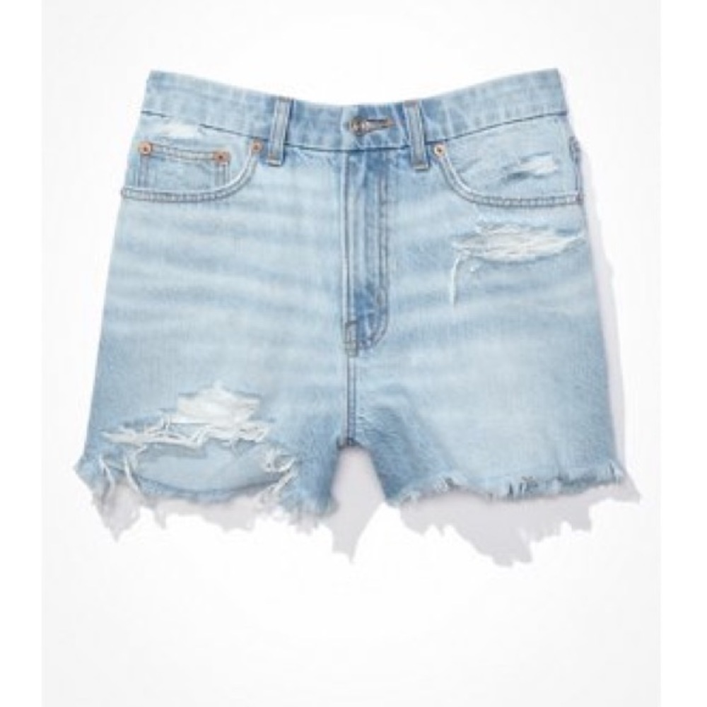 American Eagle AE Strigid Denim Curvy Highest Waist ‘90s Boyfriend Short S 2 NWT